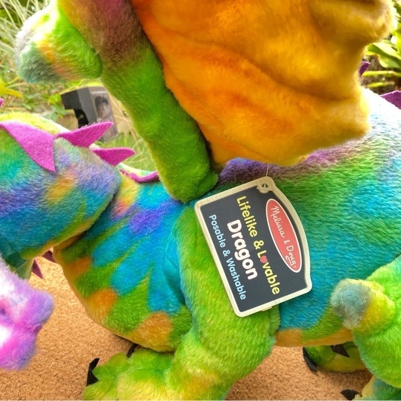 Melissa and Doug rainbow dragon vintage, authentic collectible - Picture 8 of 10